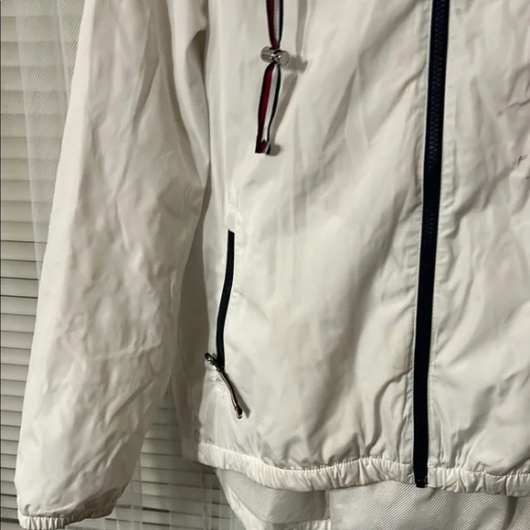 Tommy Hilfiger Womens ladies Windbreaker Jacket white M h - Picture 6 of 11